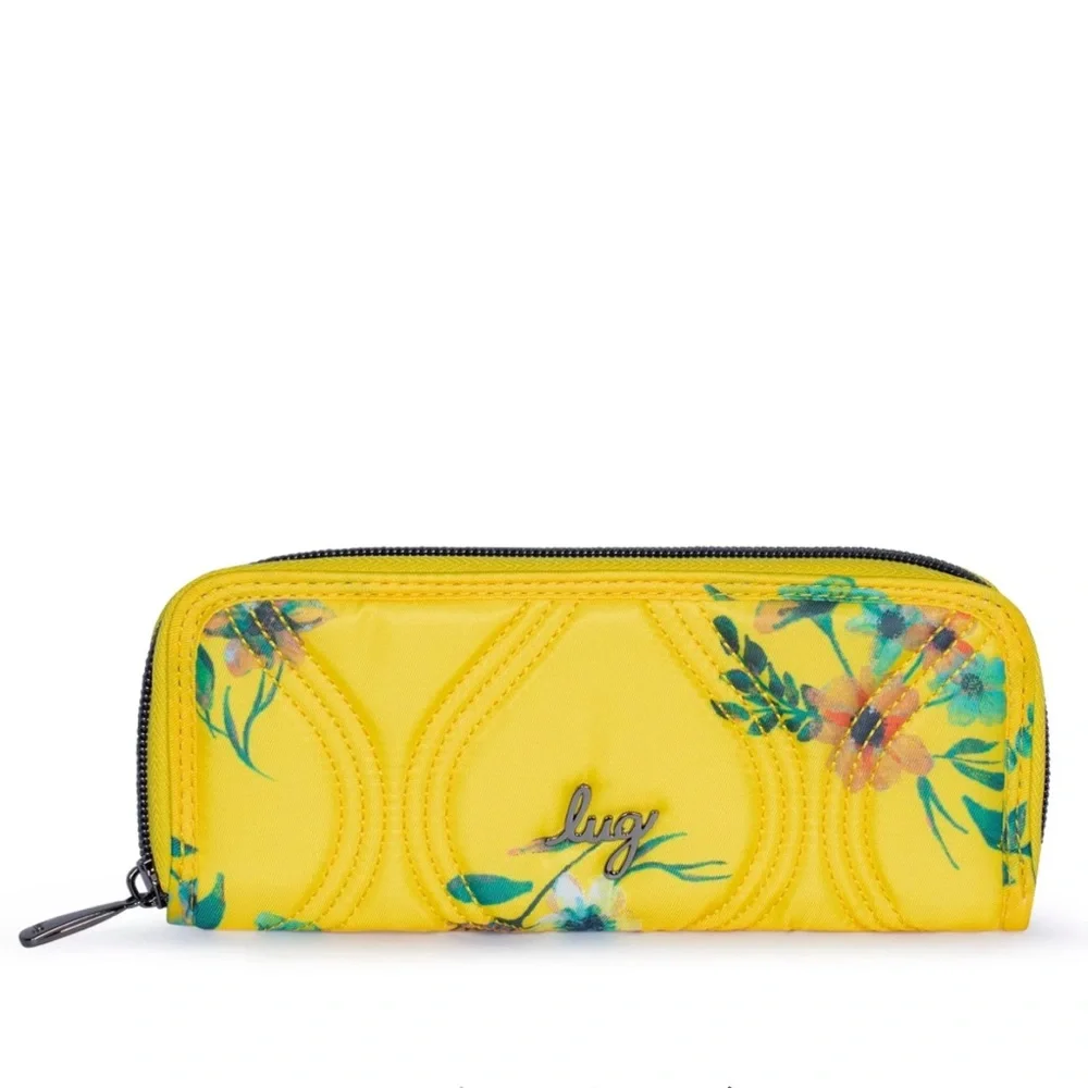 Lug Tendu RFID Wallet in Bouquet Yellow - Excellent Used Condition - Picture 2 of 4